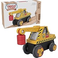 Thomas & Friends Wooden Railway Toddler Toy Kevin The Crane Push-Along Wood Vehicle for Preschool Kids Ages 2+ Years (Amazon Exclusive)