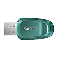SanDisk 256GB Ultra Eco USB 3.2 Gen 1 Flash Drive - SDCZ96-256G-G46,Blue/Green