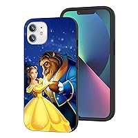 Compatible with iPhone 11 Case, Shockproof Full Body Phone Protective Case Cover for Women Men (Beauty-Romantic-Beast-Dancing-1)