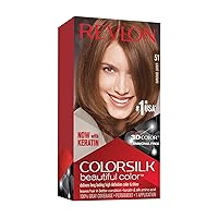 Revlon Colorsilk Hair Color 51 Light Brown, Pack of 5