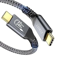 USB C to USB C Cable 240W Fast Charging Cable USB 3.2 Gen 2x2 Cable 20Gbps Data Transfer 4K@60Hz Video High Speed USB Type C Cable USB C Monitor Cable for Samsung Galaxy Thunderbolt 3/4