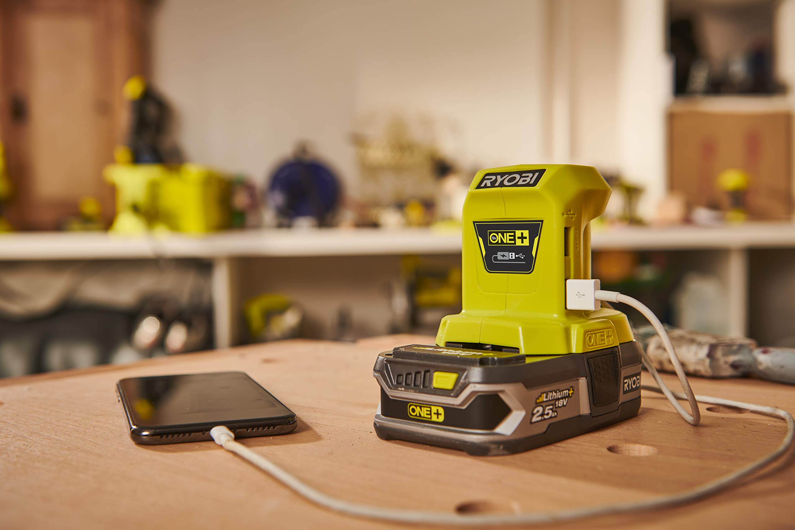RYOBI ONE 18V Lithium-Ion Portable Power Source P743 The, 56% OFF