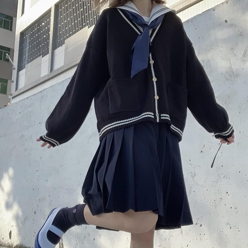 Anime Yamada-kun To 7-nin No Majo Style Japanese Jk School Uniform Sweater  Beige Long Sleeve Cardigan Cosplay Winter - Cardigan - AliExpress