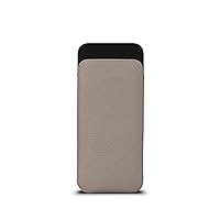 Sena Leather Phone Sleeve Cell Phone Pouch for iPhone 14 and iPhone 14 Pro, Full-Grain Leather Cellphone Sleeve with Lightweight, Slim Profile, Featuring a Soft Microfiber Lining, Taupe (SFD51504US)