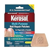 Kerasal Multi-Purpose Nail Repair Patches - 14 Count - Nail Repair for Damaged Nails, 8-Hour Nail Treatment Restores Healthy Appearance