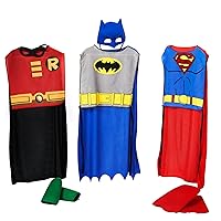 Rubie's DC Comics Kids Action Trio Superhero Costume Set, Small