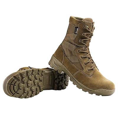 YEVHEV Men's Tactical Boots Military Work Boots Desert Combat Army