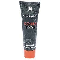 Roma for Men Refreshing Shower Gel - Sensual and Soulful Character - Fruity Aromas of Grapefruit and Sandalwood - Nourishing Moisture and Cleanses Dirt and Impurities - 1.7 oz