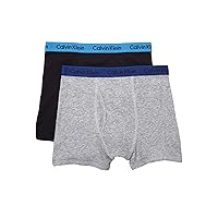 Calvin Klein Boys Gray & Red 2Pk Underwear Boxer Briefs (M (8/10))