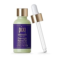 Pixi Beauty Overnight Retinol Oil | Smoothing Night Oil | Peptides Help Firm & Revitalize Skin | Improves Appearance of Fine Lines | 1.01 Fl Oz