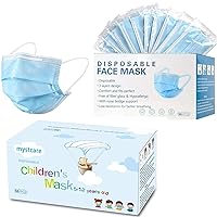 Kids 50 Pack+Adults 50 Pack Individually Packaged Wrapped Protection 3-Layer Breathable Comfortable Filter Safety Anti Dust Face Masks