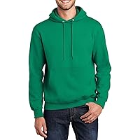 Men Fleece Pullover Hoodie - Regular-Fit Winter Casual Hooded Sweatshirt Front Pouch Pocket Sweatshirts for Men's