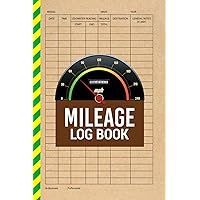 VEHICLE MILEAGE LOG BOOK: BUSINESS, SELF-EMPLOYED, PERSONAL: RECORD KEEPING for IRS/HMRC/CRA/ATO: AUTOMOBILE ODOMETER TRACKING MILES by DAY, WEEK, ... or Car. Convenient Gift Size for Glove Box