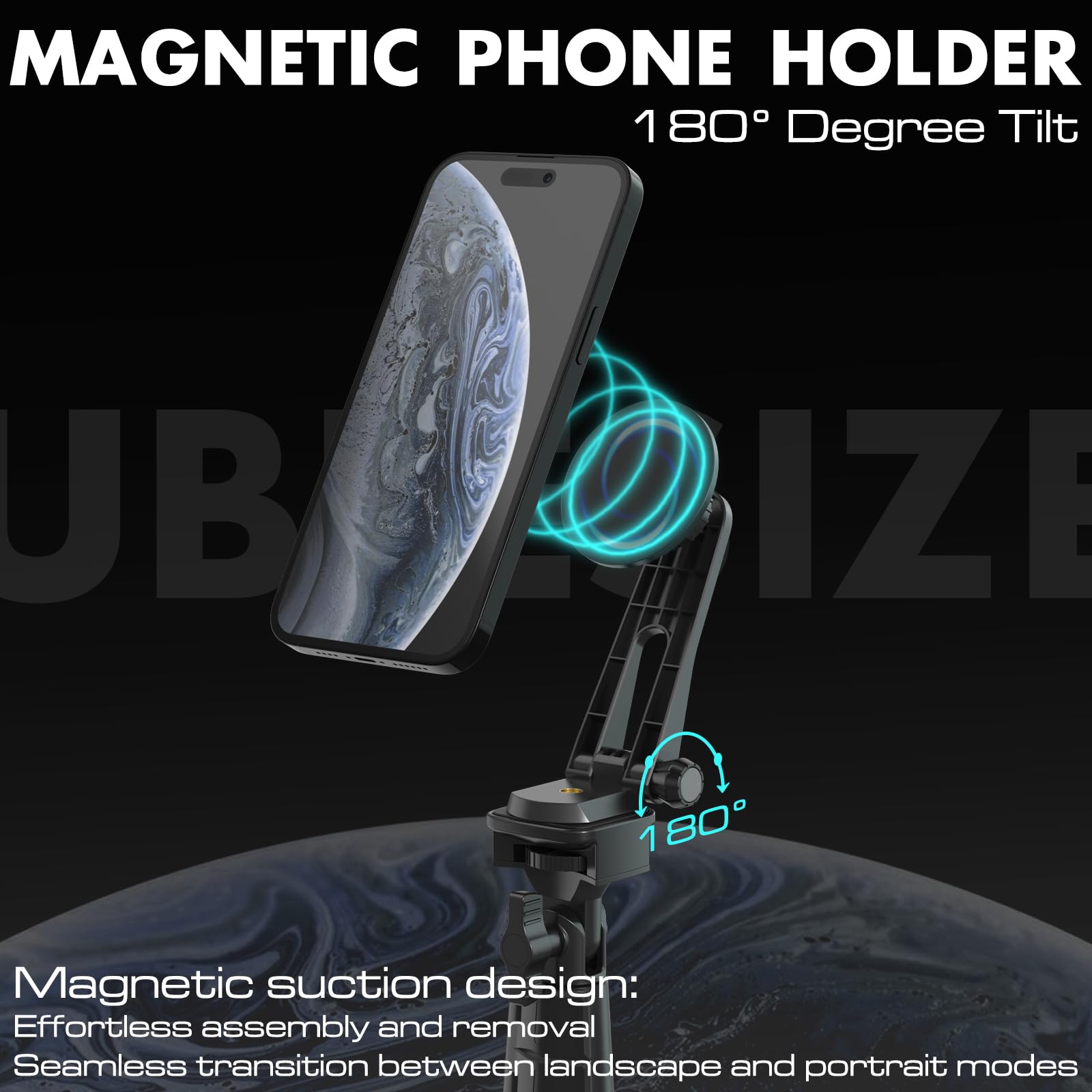 UBeesize Upgraded 12'' Ring Light with 62'' Tripod Stand and Phone Holder,LED Selfie RingLight for iPhone with Wireless Remote,Circle Light for Tiktok/YouTube/Photography/Makeup/Live Stream