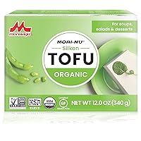 Mori-Nu Silken Tofu Organic | Velvety Smooth and Creamy | Low Fat, Gluten-Free, Dairy-Free, Vegan, Made with Non-GMO organic soybeans, KSA Kosher Parve | Shelf-Stable | 12.0 oz x 3 Packs