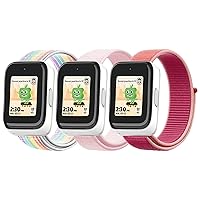 NewJourney Nylon Bands for T-Mobile SyncUP Kids Watch, 20mm Breathable Hook&Loop Strap Replacement for Boys Girls