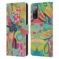 Head Case Designs Officially Licensed Suzanne Allard Dancing in The Garden Floral Art Leather Book Wallet Case Cover Compatible with Samsung Galaxy S20 FE / 5G