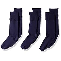 Jefferies Socks Girls 2-6X School Uniform Knee High 3 Pair Pack