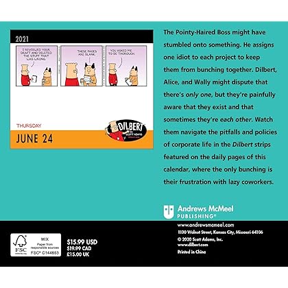 Dilbert 2021 Day-to-Day Calendar