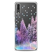 Case Replacement for Huawei Honor 70 20 Pro 10 Lite 50SE Magic Note 10 20 Play Print Pattern Forest Rainbow Purple Soft Cute Nice Clear Colorful Wood Design Flexible Silicone Slim fit Northern