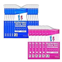 18 Pack Disposable Urinal for All Genders, Adults, & Children for Car, Traffic Jams, Camping, Travel, Hiking, Pregnant, Patient