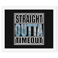 Straight Outta Timeout Paint by Numbers Kit for Adults with Paints and Brushes for Creative Gift