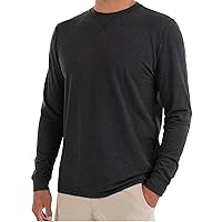 Free Fly Men's Flex Long Sleeve - Premium Weight Bamboo Viscose Shirt, Sun Protection UPF 50+ Long Sleeve Shirt for Men