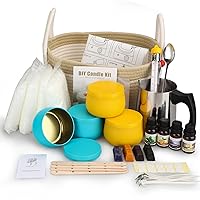 Christmas Gifts Set Full Candle Making Kit for Adults & Kids Valentine's Day Gifts Mother's Day Scented Candle Molds Gifts for Women, DIY Candles Craft Supplies 81 Piece