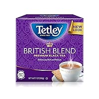 British Blend Premium Black Tea, Rainforest Alliance Certified, 80 Tea Bags (Pack of 4)