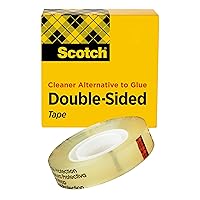 Scotch Double Sided Tape, 0.75 in. x 1296 in., 1 Roll