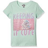 Star Wars Girl's Keeping It Cute T-Shirt, Mint, Extra Small