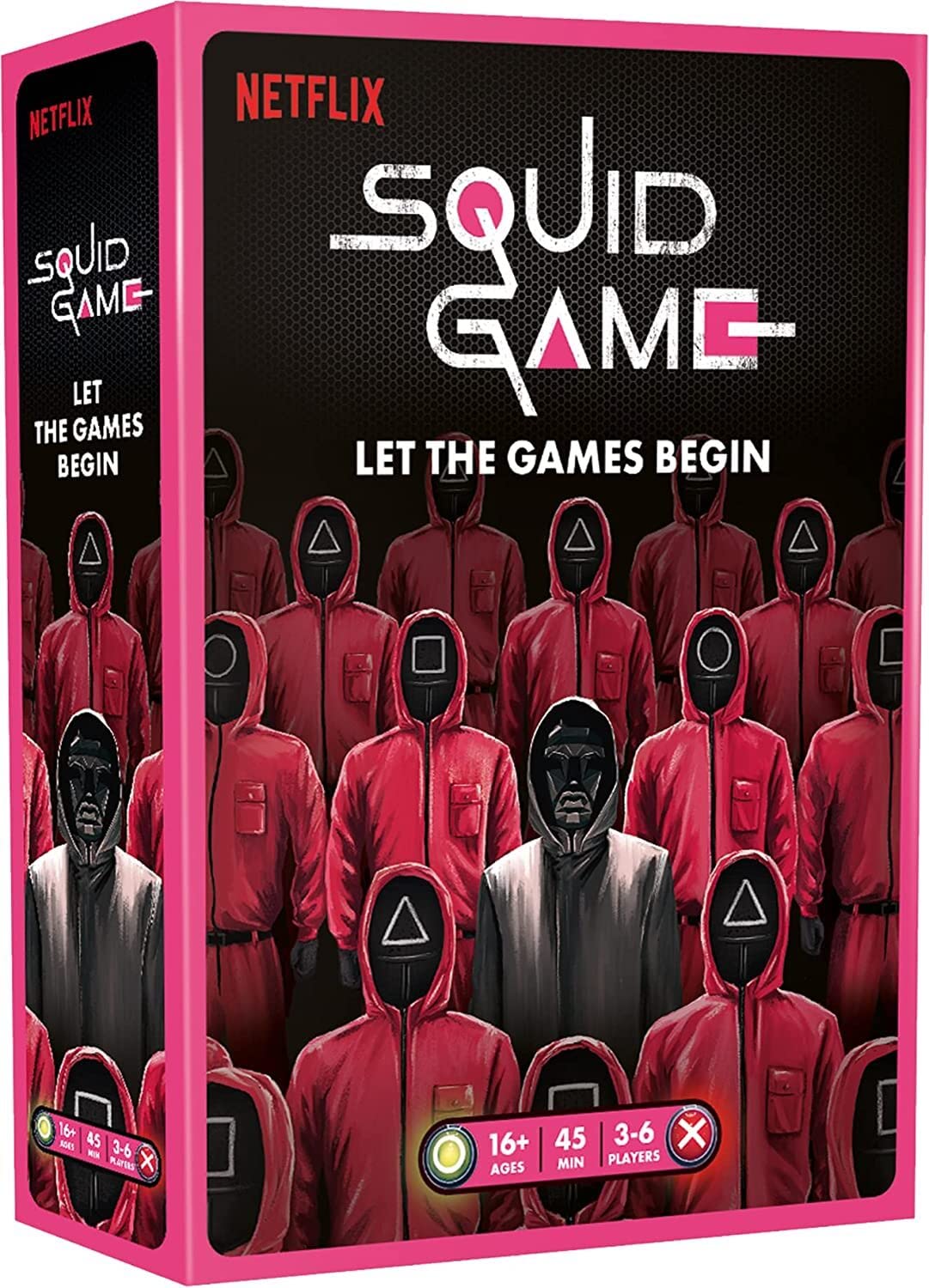 Squid Game The Board Game | Thrilling Survival Strategy Game for Adults and Teens Based on The Hit Netlix Series | Ages 16+ | 3-6 Players | Average Playtime 45 Minutes | Made by Mixlore