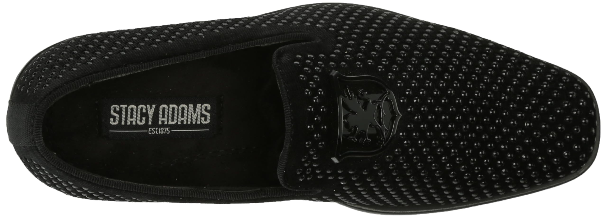 STACY ADAMS Boy's Swagger Studded Ornament Slip on Loafer