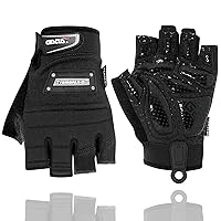 Cestus TrembleX-5, Anti Vibration Gloves, Workout Gloves for Men, Fingerless (X-Large)