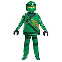 Lloyd Costume for Kids, Deluxe Lego Ninjago Legacy Themed Children's Character Outfit