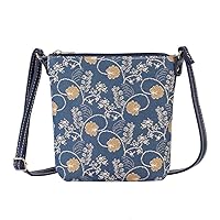 Signare Tapestry Small Crossbody Bag Sling Bag for Women with Floral Designs