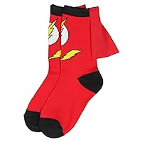 Superhero DC Comics Batman Superman The Flash Youth Boys Caped Crew Socks