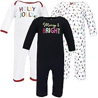 Hudson Baby baby-girls Cotton Coveralls