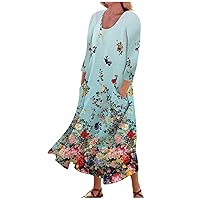 Women Dresses Cocktail Dresses Green Tops Sexy Tops Business Casual Tops for Women Mexican Dress Long Green Dress Going Out Tops for Women Silk Dress for Women Tummy Control Turquoise M