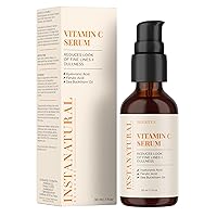 Vitamin C Face Serum, Brightens, Hydrates and Reduces Signs of Aging, with Vitamin C, Hyaluronic and Ferulic Acid, 1 FL Oz