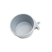 Lixit Quick Lock Removable Dog Kennel Bowls for Wire and Soft Sided Crates (20oz Wire Crate, Granite)