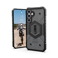URBAN ARMOR GEAR UAG Designed for Samsung Galaxy S23 FE Case Pathfinder Clear Ash, Translucent Rugged Military Drop-Proof Impact Resistant Non-Slip Protective Cover