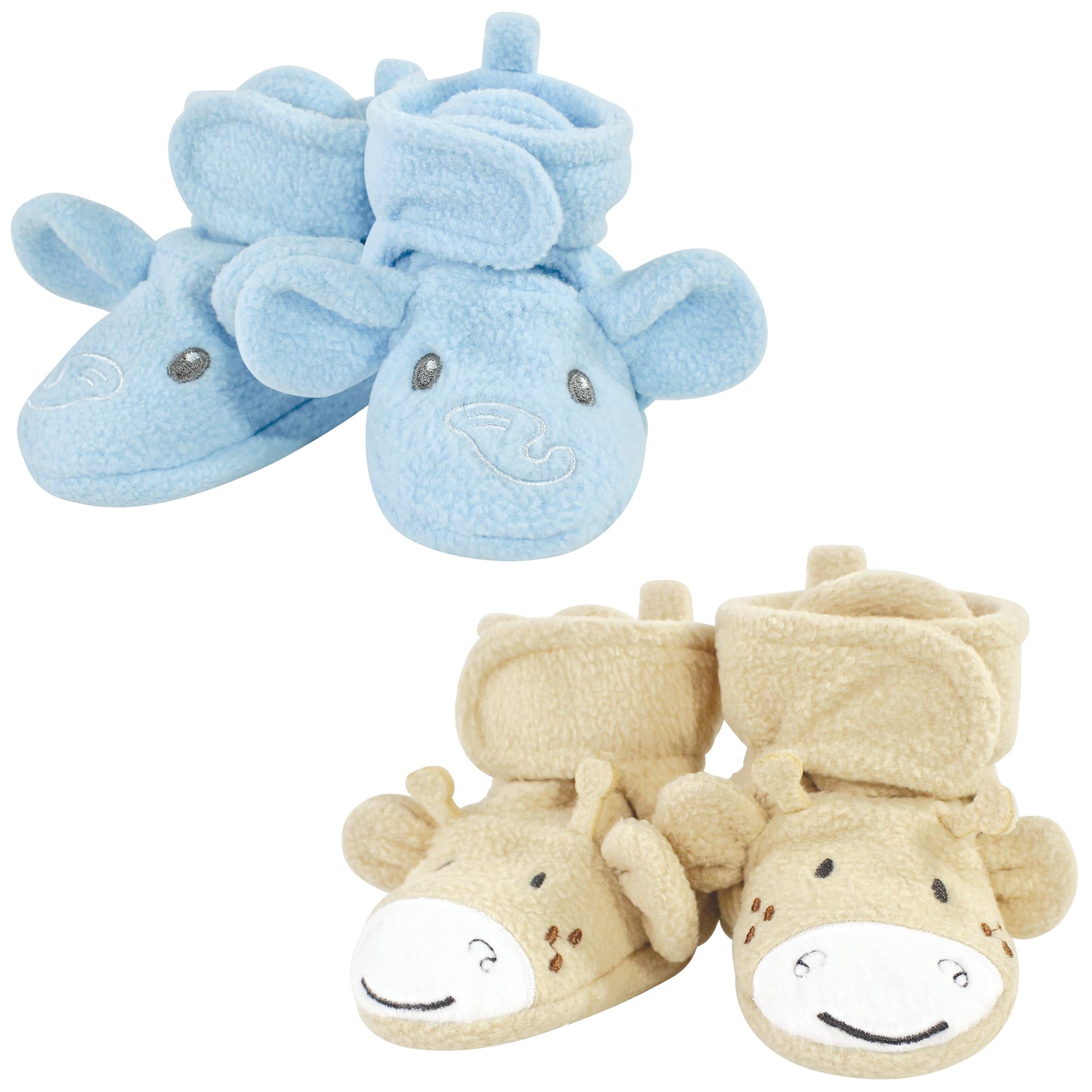 Hudson Baby Unisex-Child Cozy Fleece Booties Slipper Sock