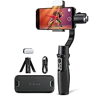 hohem iSteady Mobile+ Kit Gimbal Stabilizer for Smartphone, 3-Axis Phone Gimbal with Fill Light, Ultra-Wide-Angle Mode, 600° Inception, YouTube Vlog Stabilizer for Android and iPhone 15,14,13 PRO Max