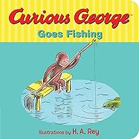 Curious George Goes Fishing Curious George Goes Fishing Board book Kindle Hardcover Paperback