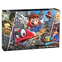 Super Mario Odyssey Snapshots 1,000 Piece Premium Puzzle | Super Mario Odyssey Video Game Collectible Puzzle | Mario Bros Toys