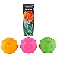 Aerobie Sonic Bounce Ball, Spiky Bouncy Balls for Kids & Kids Toys, Outdoor Games & Birthday Party Favors for Kids & Teens Aged 8 & Up, 3-Pack