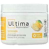 Ultima Replenisher Lemonade Flavored Electrolyte Hydration Drink Mix, Gluten Free, 105 Grams (Pack of 1)