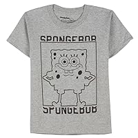 Nickelodeon Boys Spongebob Squarepants T-Shirt, Heather Gray