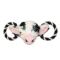 Jolly Tug-a-Mal Cow Tug/Squeak Toy, Medium